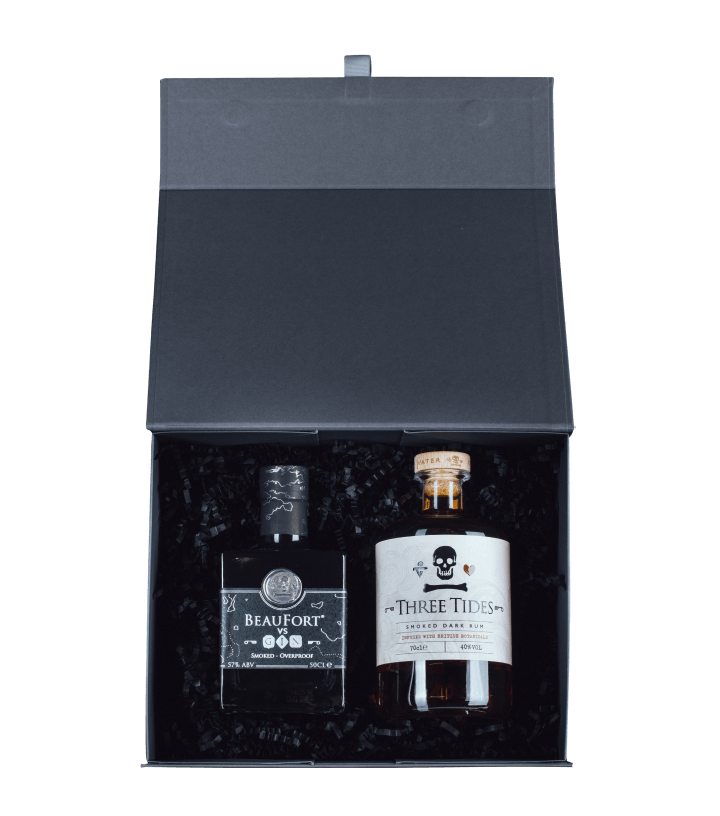 Beaufort Vs  Overproof Smoked Gin And Three Tides Smoked Botanical Rum Gift Box