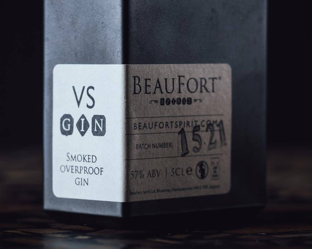 BeauFort VS – 5cl Miniature Overproof smoked gin